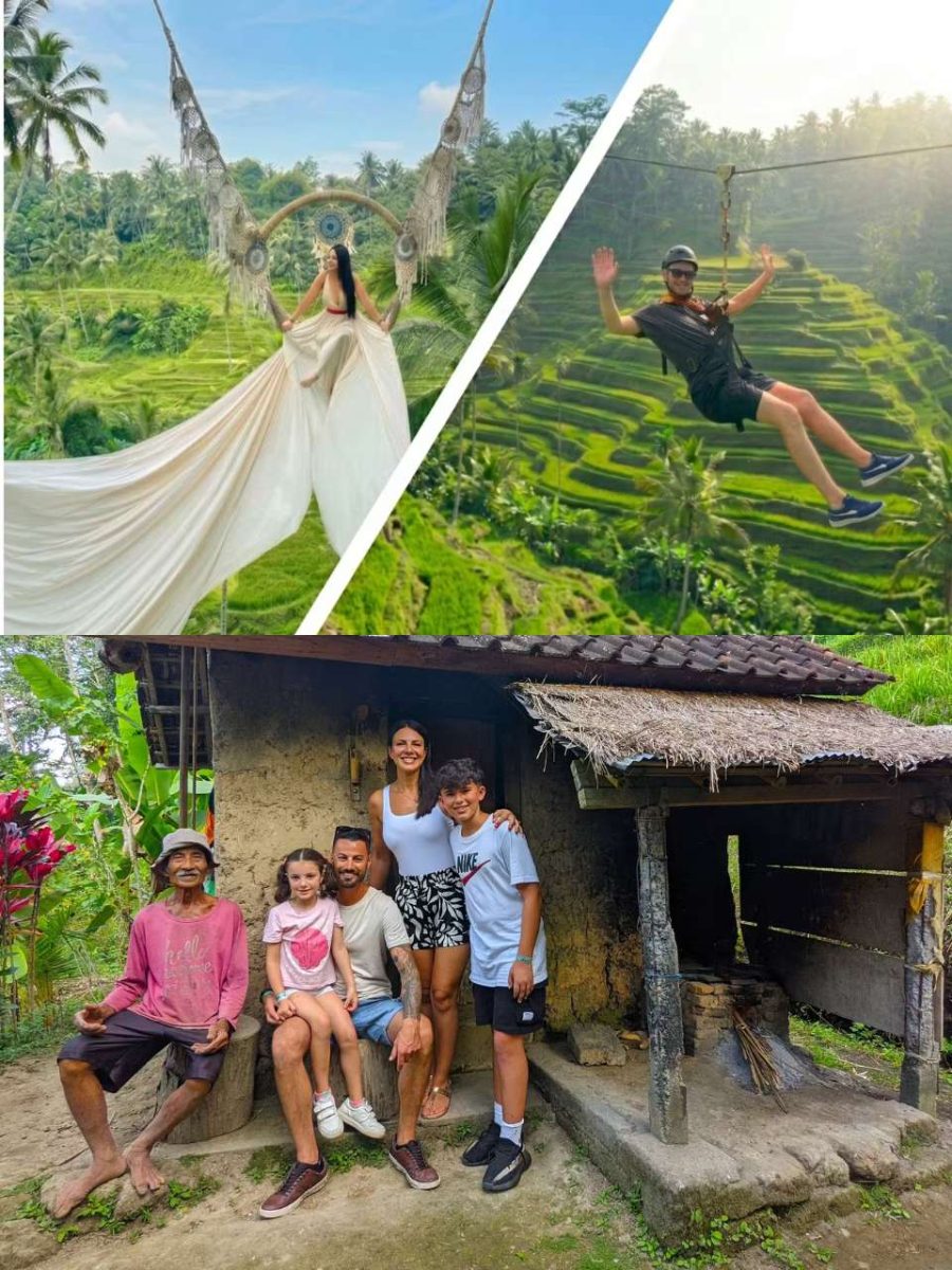 Bali: Zipline, Swing & SkyBike + Private Tour