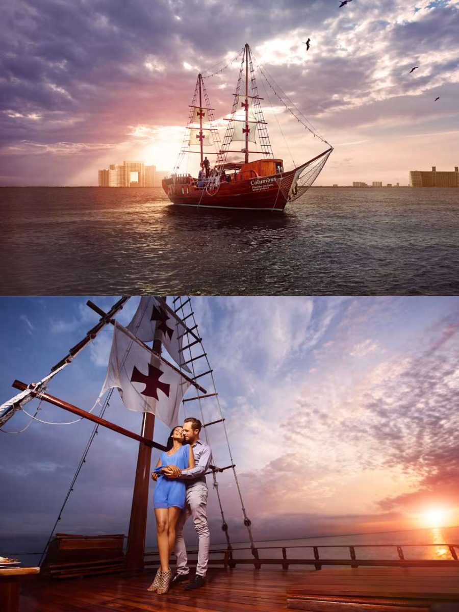 Cancún: Columbus Dinner Cruise and Live Music