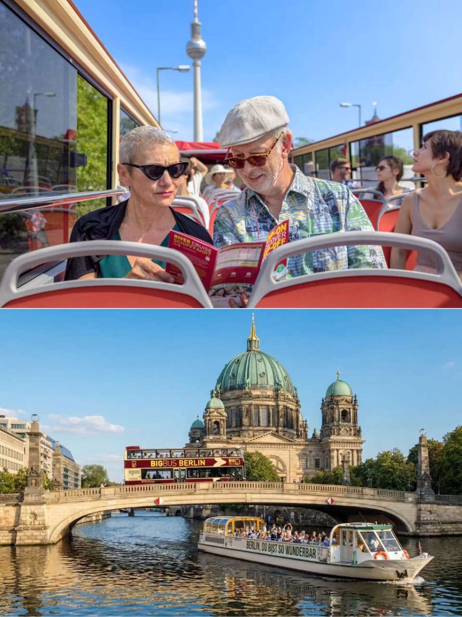 Big Bus Berlin: 24-Hr Hop-on Hop-off Bus + River Cruise